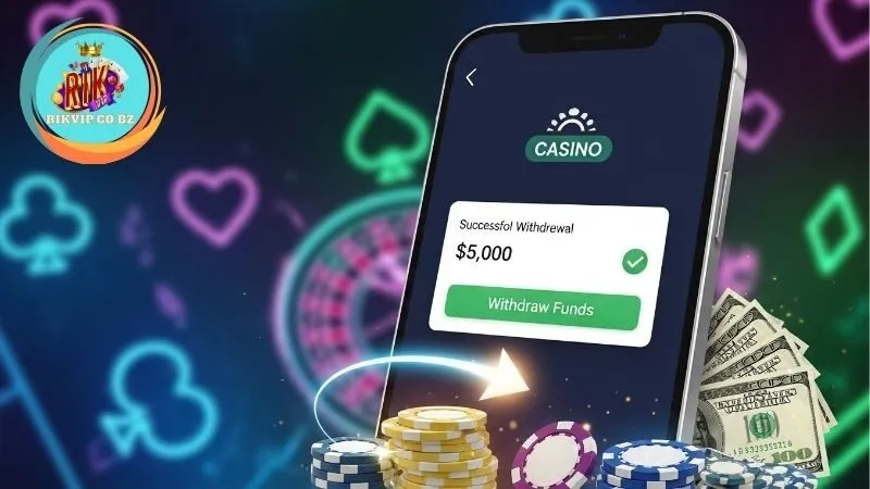 Các phương thức rút tiền Rikvip